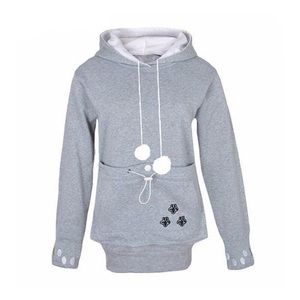 Pawsome Couture Cat Hoodie With Pouch